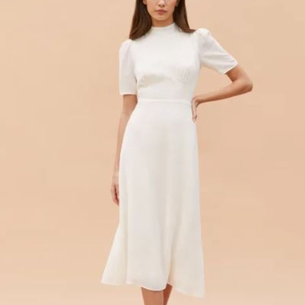 Reformation White Bridal Dress Never Wore